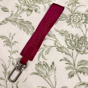 Lululemon Sonic Pink Keychain